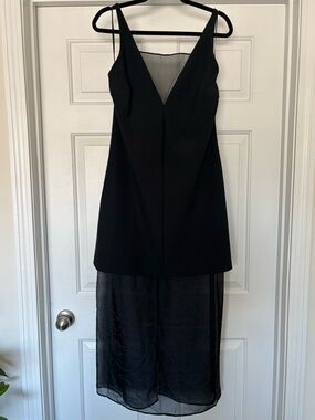 Abercrombie & Fitch Black V-Neck Mini Slip Dress